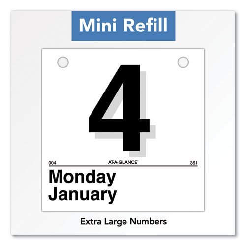 Today Is Daily Wall Calendar Refill, 6 x 6, White Sheets, 12-Month (Jan to Dec): 2024 - Image 3