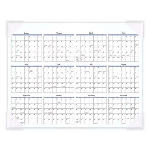 Seascape Panoramic Desk Pad, Seascape Panoramic Photography, 22 x 17, White Sheets, Clear Corners, 12-Month (Jan-Dec): 2024 - Image 4