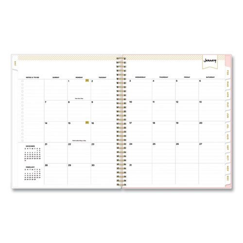 Day Designer Coming Up Roses Create-Your-Own Cover Weekly/Monthly Planner, 11 x 8.5, Blush/Cream Cover,12-Month(Jan-Dec):2024 - Image 4