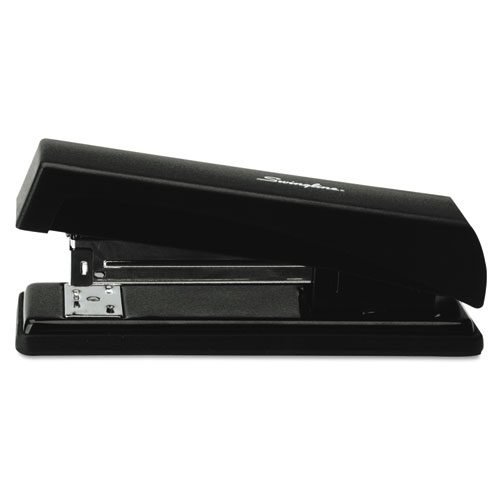 Compact Desk Stapler, 20-Sheet Capacity, Black - Image 2