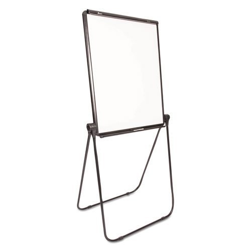 7520016421223 SKILCRAFT Quartet Dual-Sided Total Erase Easel, 27 x 34, White Surface, Black Aluminum Frame