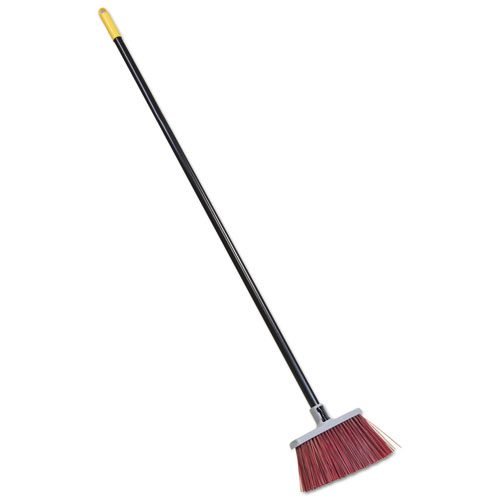 Bulldozer Landscaper's Upright Broom, 14 x 54, Powder Coated Handle Red/Gray