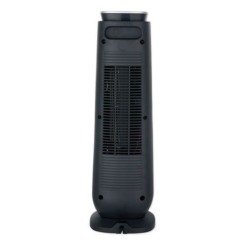 Ceramic Heater Tower with Remote Control, 1,500 W, 7.17 x 7.17 x 22.95, Black - Image 4
