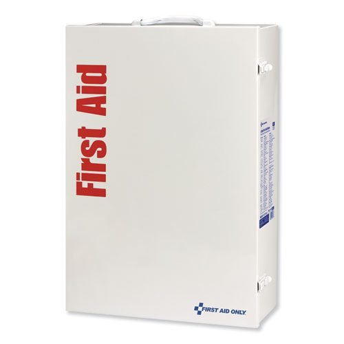 ANSI Class B+ 4 Shelf First Aid Station with Medications, 1,461 Pieces, Metal Case - Image 3