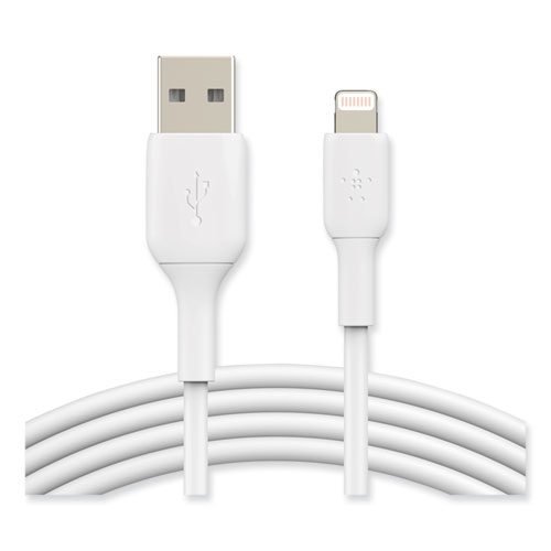 BOOST CHARGE Apple Lightning to USB-A ChargeSync Cable, 9.8 ft, White