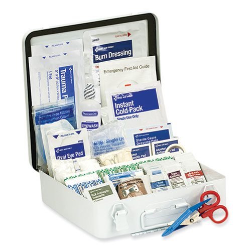 ANSI 2021 Type III First Aid Kit for 50 People, 184 Pieces, Metal Case - Image 2